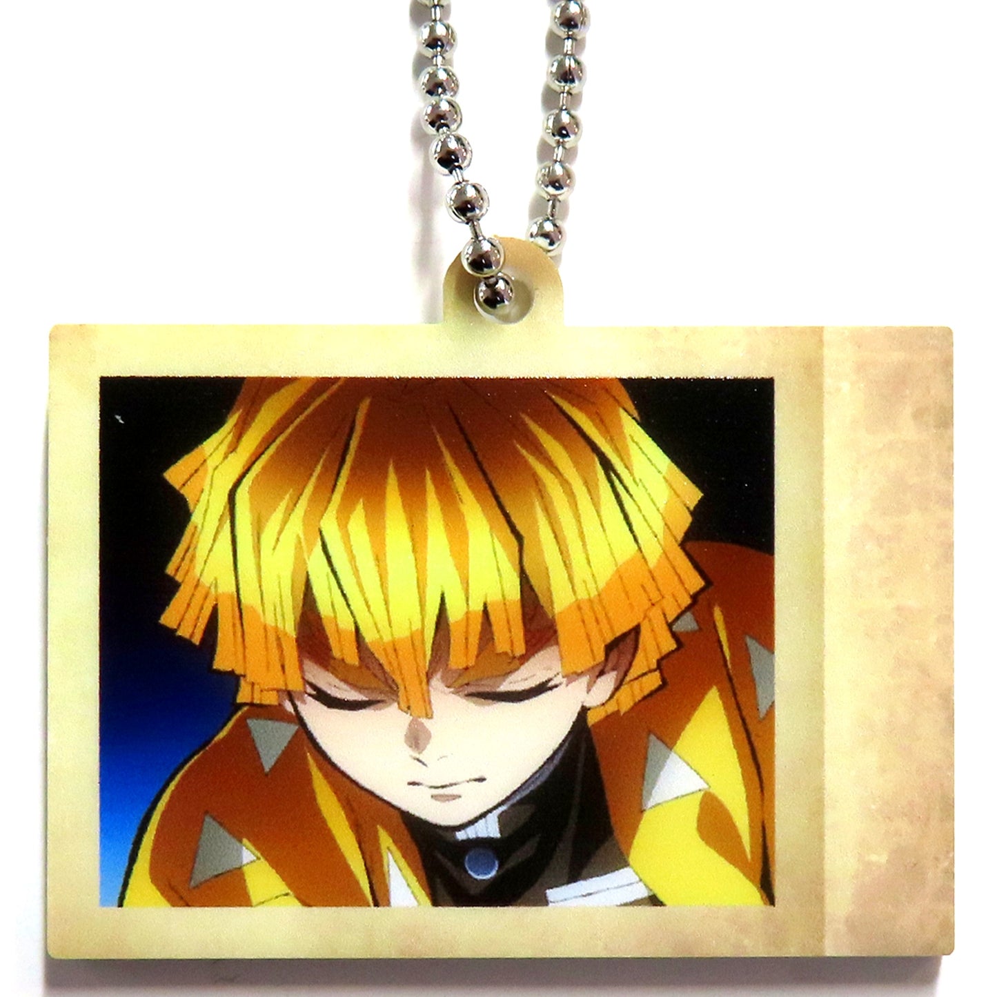 Zenitsu Agatsuma Demon Slayer Pashakore Mini Acrylic Keychain Collection [USED]