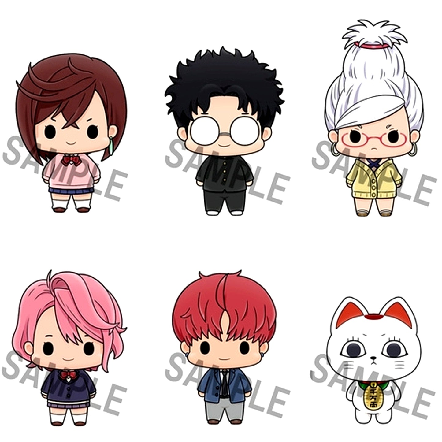 Set of 6 Dandadan Chokorin Mascot [USED]