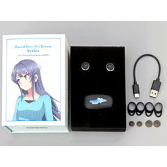 Mai Sakurajima Wireless Earphones ANIMA AOW01 AOBUTA Rascal Does Not Dream Series x ONKYO [USED]