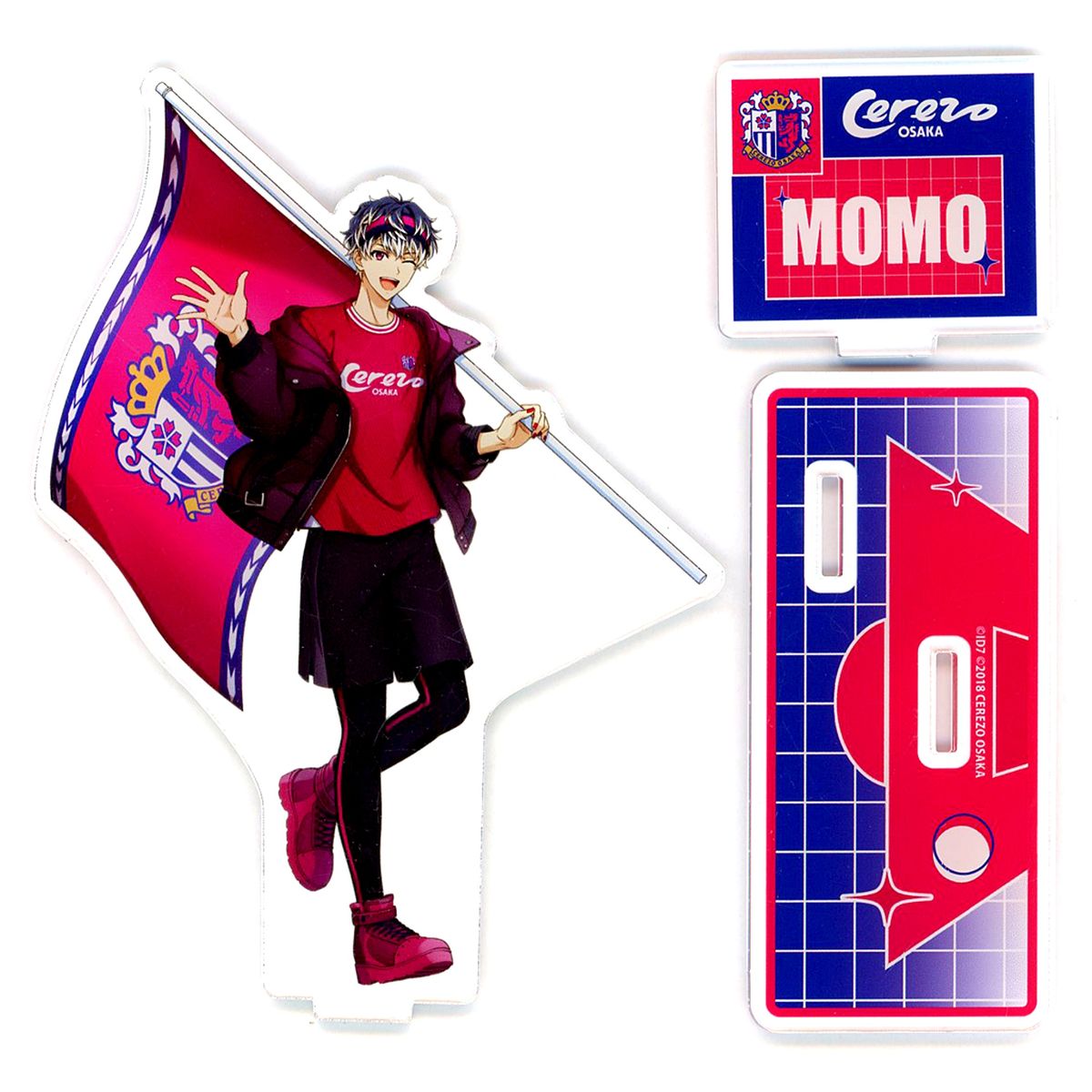 Momo IDOLiSH7 Acrylic Stand Re:vale x Cerezo Osaka & Shonan Bellmare 2nd Wave [USED]