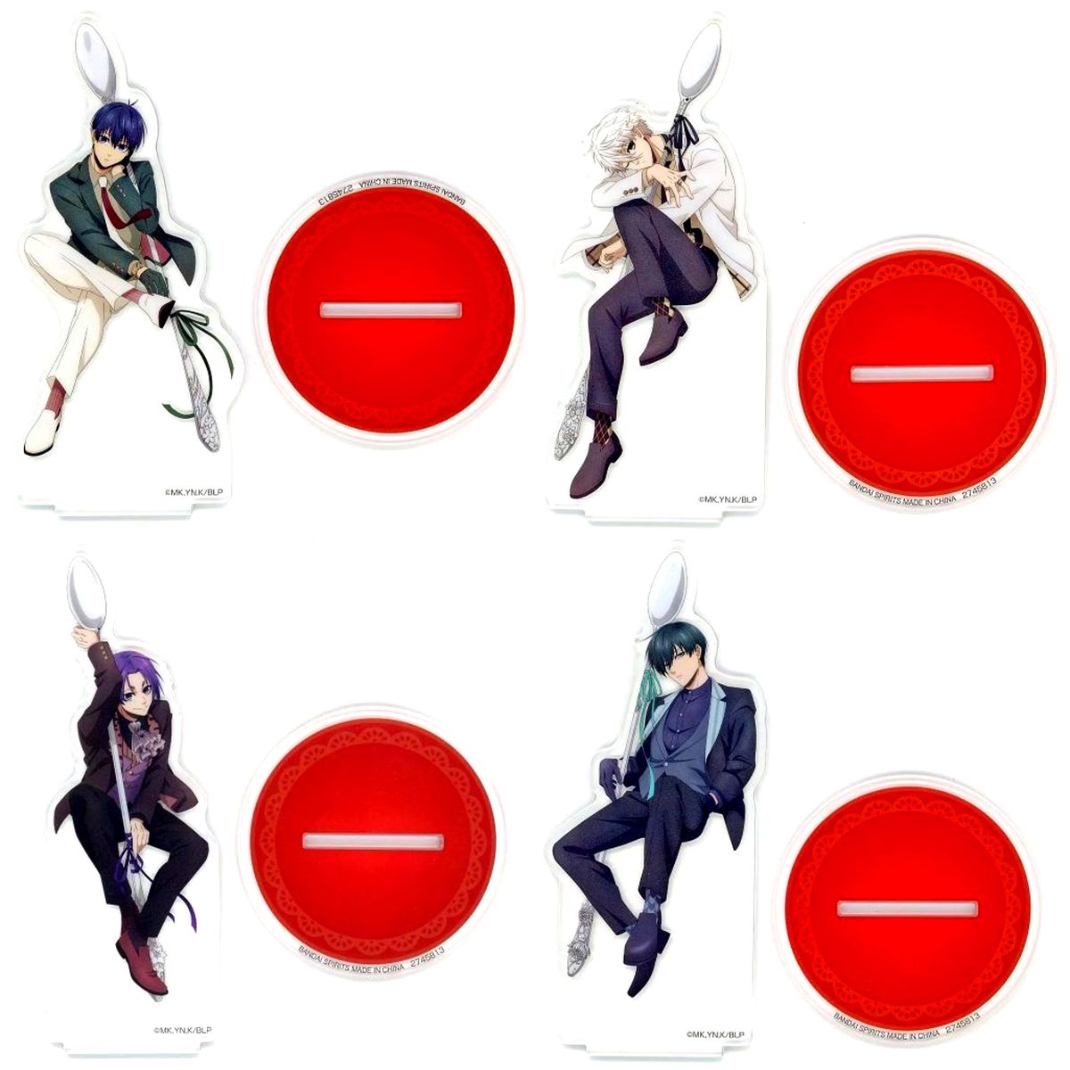 4 Piece Set Acrylic Stand Sweets Flavor Blue Lock Namco Limited [USED]