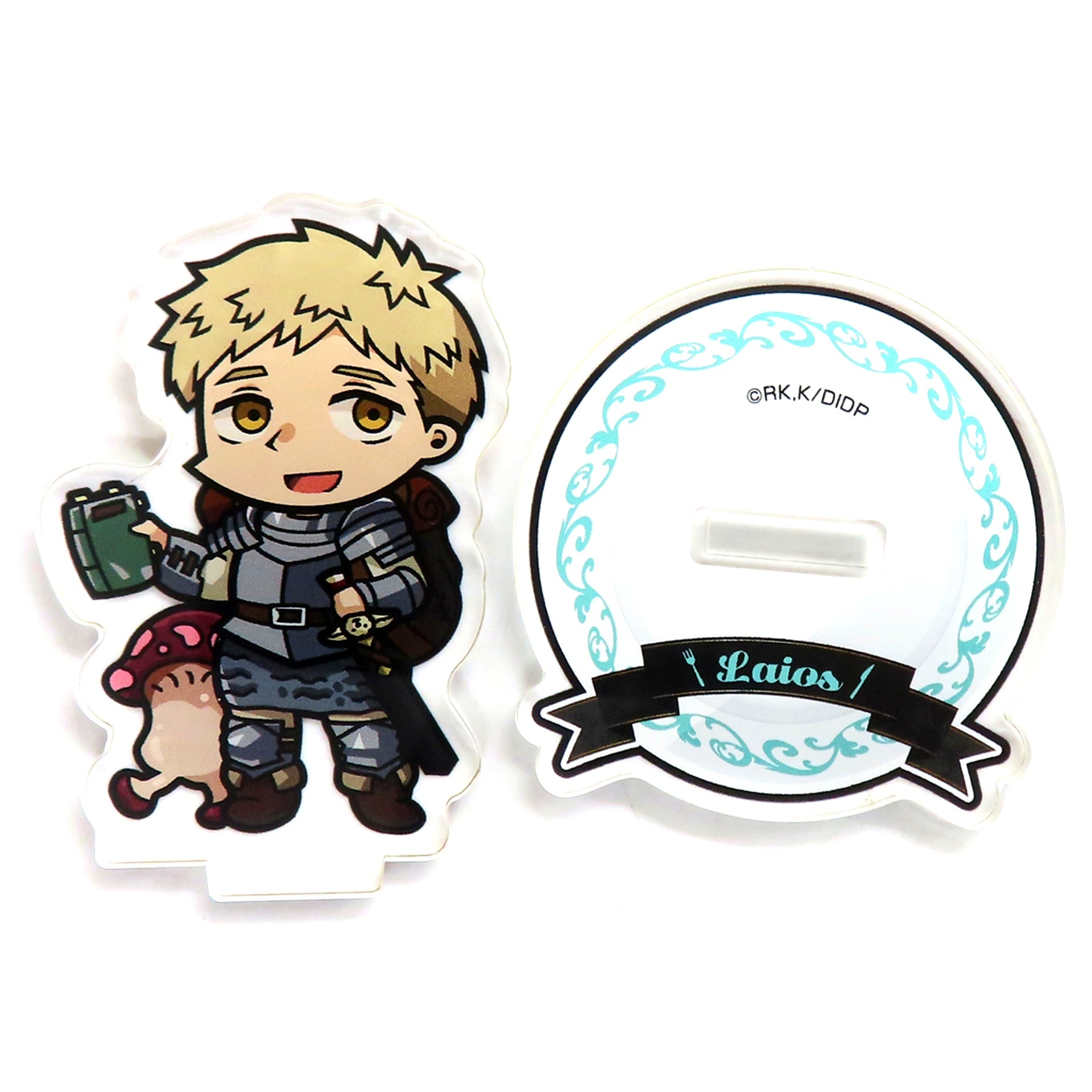 Laios E Prize Mini Character Acrylic Stand Delicious in Dungeon Kuji Kurifu [USED]