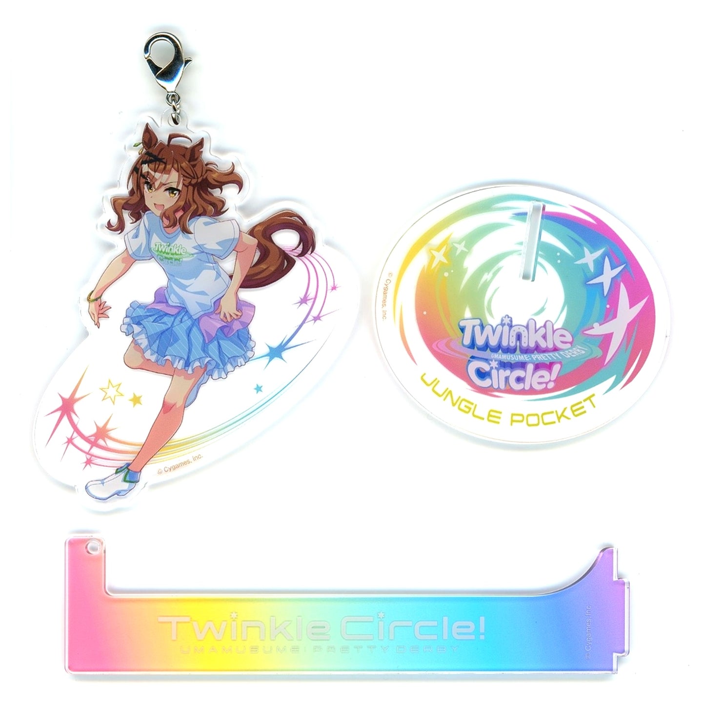 Jungle Pocket Official Acrylic Stand Twinkle Circle! Ver. Umamusume: Pretty Derby Twinkle Circle! [USED]