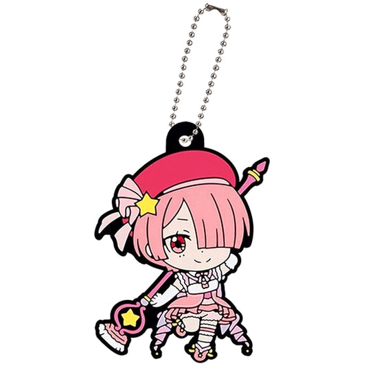 Re:ZERO -Starting Life in Another World- Ram A Capsule Rubber Mascot 2 Keychains [USED]