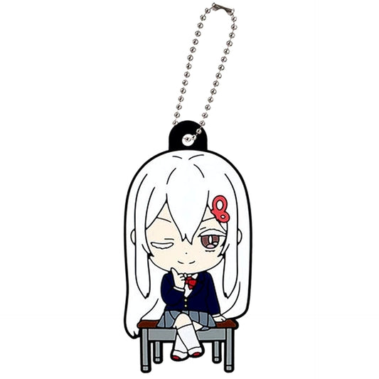 Re:ZERO -Starting Life in Another World- Echidna Capsule Rubber Mascot 2 Keychains [USED]