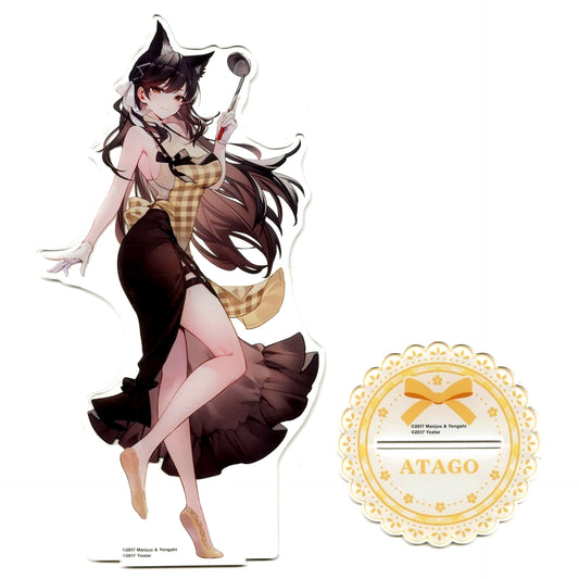 Atago Illustration BIG Acrylic Stand LL Azur Lane HMV POP UP SHOP [USED]