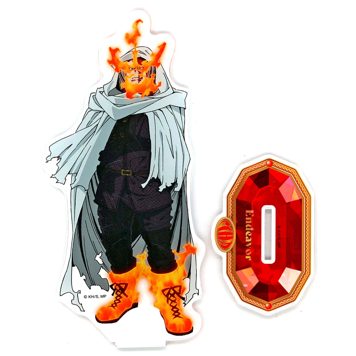 Endeavor My Hero Academia Top Ten Costume Big Acrylic Stand [USED]