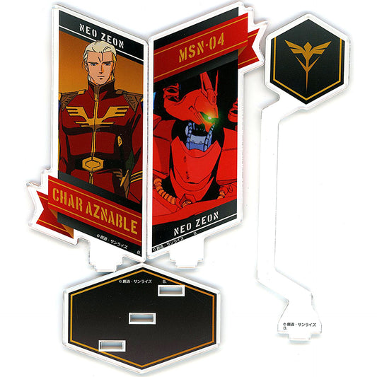 Char Aznable, Sazabi Acrylic Stand Mobile Suit Gundam: Char's Counterattack [USED]
