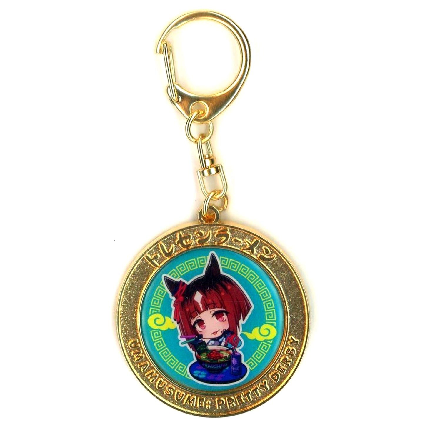 Transcend Umamusume: Pretty Derby Tracen Ramen Official Medal Keychain Twinkle Circle! [USED]