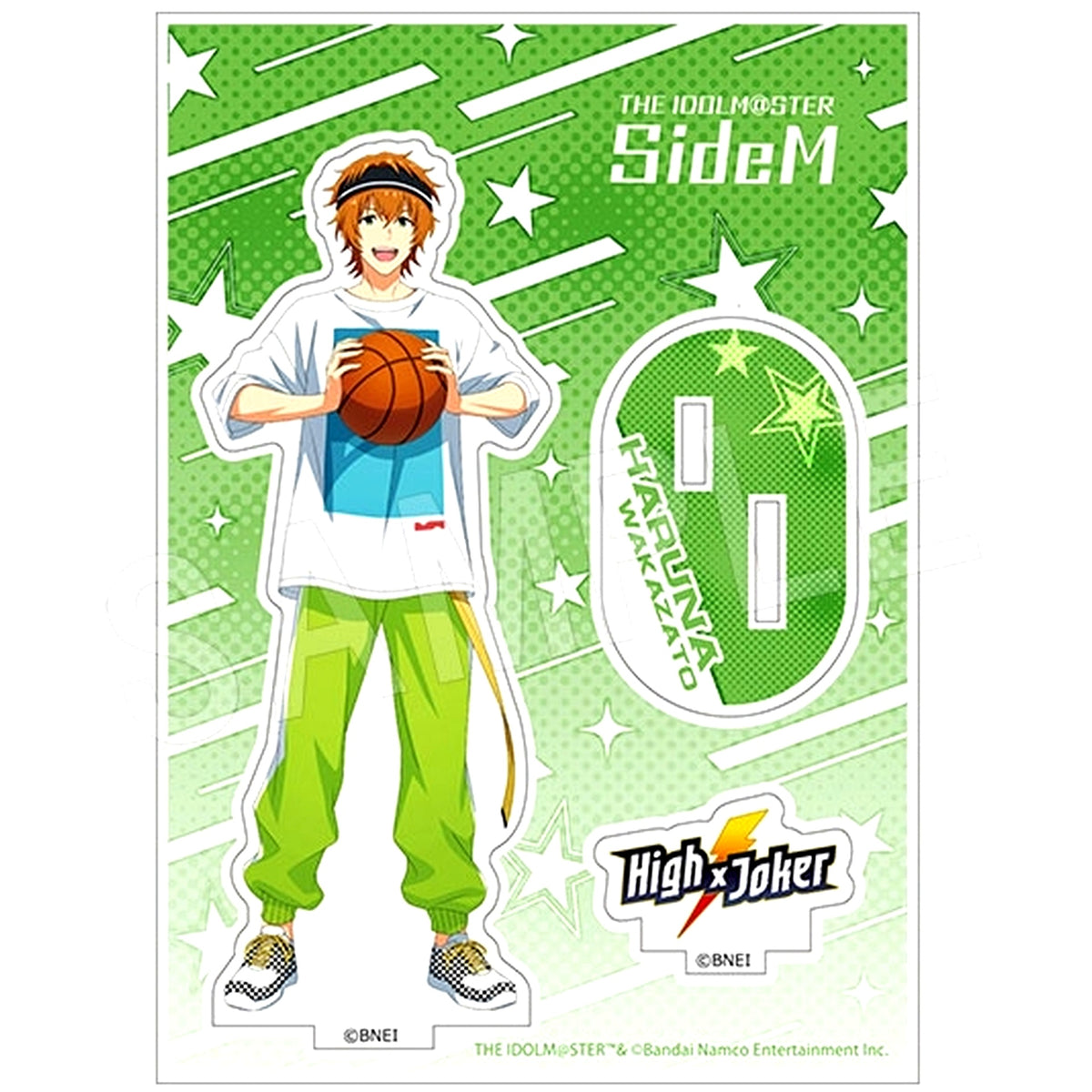 Haruna Wakazato Acrylic Stand THE IDOLM@STER SideM ROUND1 Collaboration Ver. [USED]