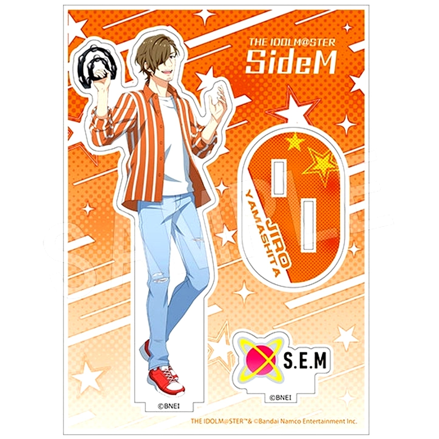 Jiro Yamashita ROUND1 Collabo Ver. Idolmaster SideM Acrylic Stand [USED]