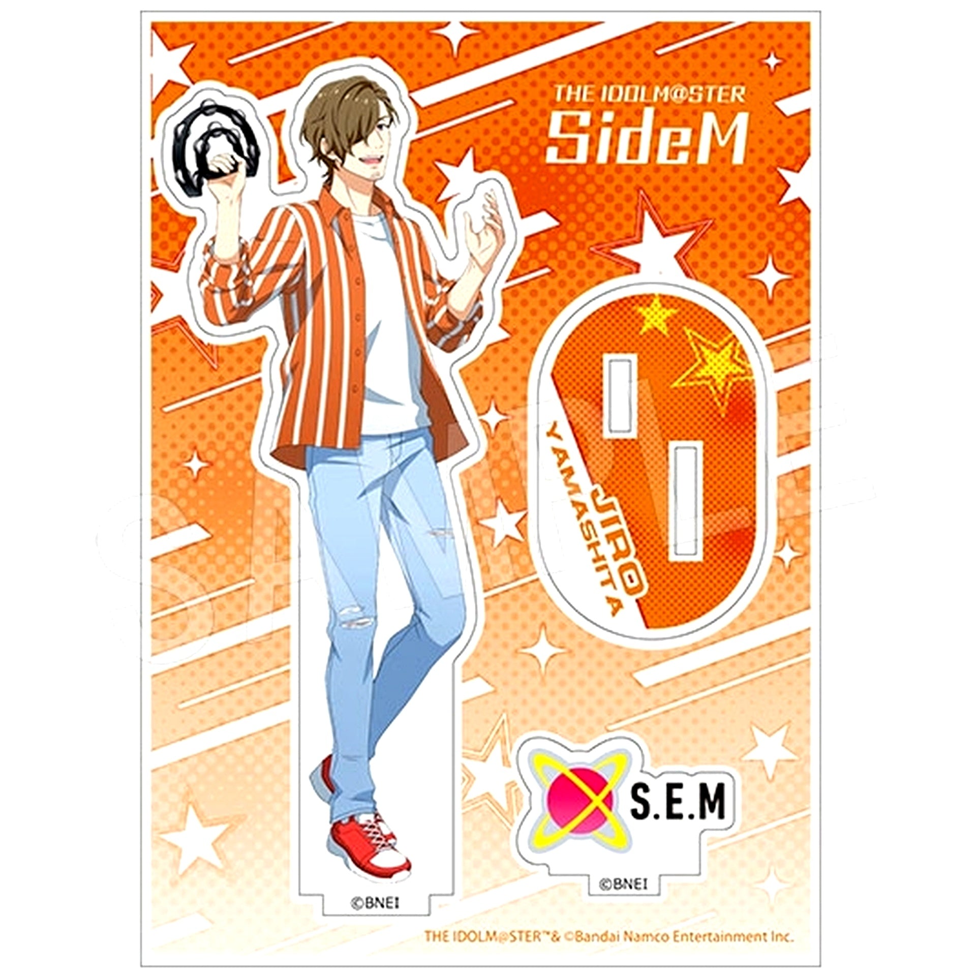 Jiro Yamashita ROUND1 Collabo Ver. Idolmaster SideM Acrylic Stand [USED]