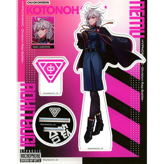 Nemu Aohitsugi Hypnosis Mic: Division Rap Battle Acrylic Stand Kotonoha-to Division Fan Meeting [USED]