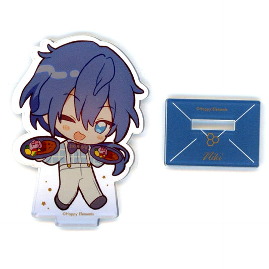 Niki Shiina Ensemble Stars!! ENSEMBLE HOLIDAY!! x animatecafe Newly Illustrated Visual Acrylic Stand Collection Group A [USED]