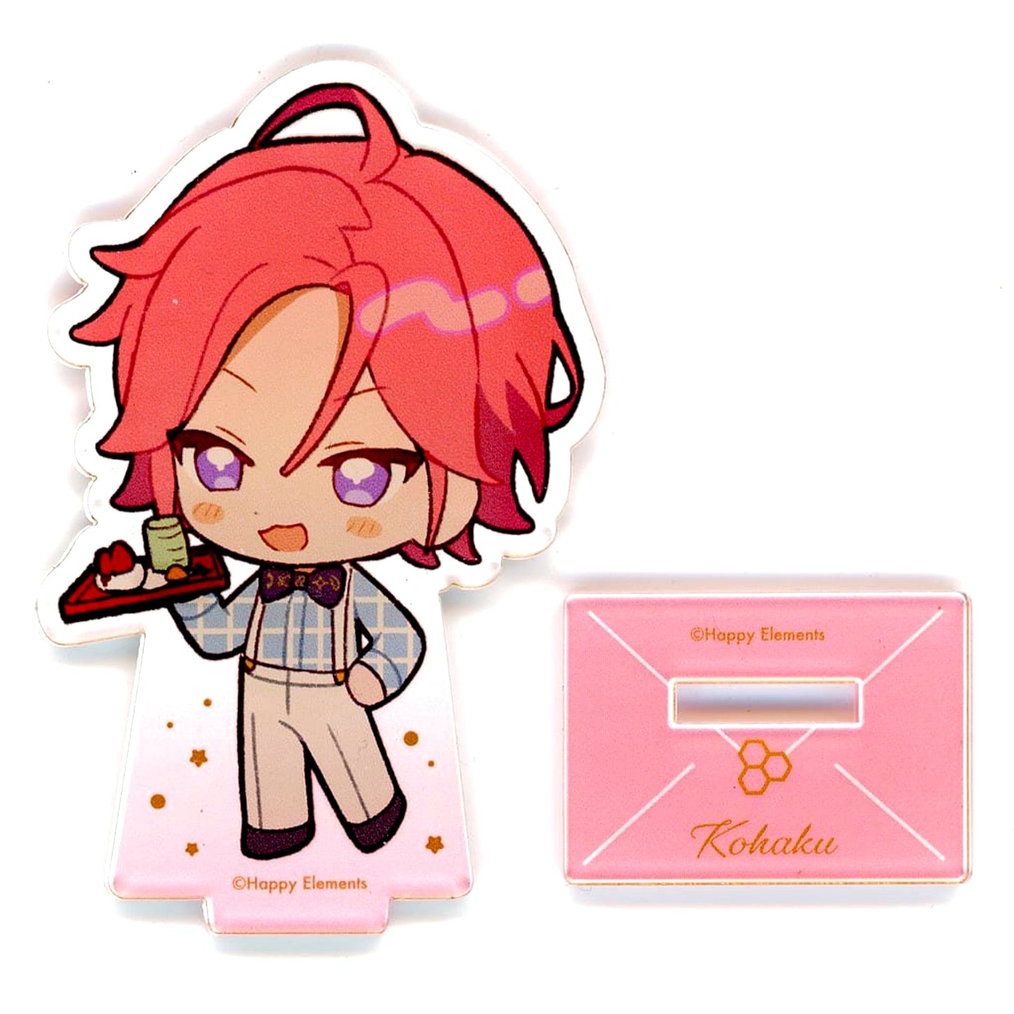 Kohaku Oukawa Ensemble Stars!! ENSEMBLE HOLIDAY!! x animatecafe Newly Drawn Visual Acrylic Stand Collection Group C [USED]