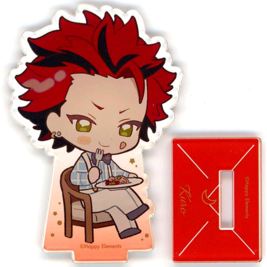 Kuro Kiryu Ensemble Stars!! ENSEMBLE HOLIDAY!! x animatecafe Newly Drawn Visual Acrylic Stand Collection Group C [USED]