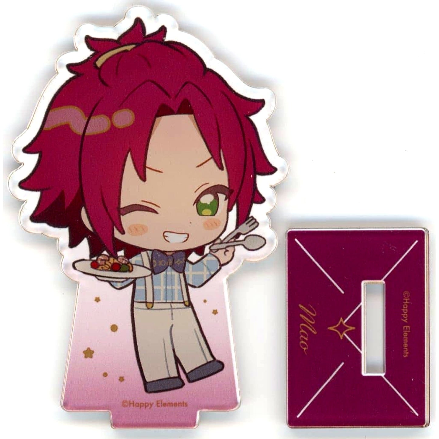 Mao Isara Ensemble Stars!! ENSEMBLE HOLIDAY!! x animatecafe Newly Drawn Visual Acrylic Stand Collection Group C [USED]