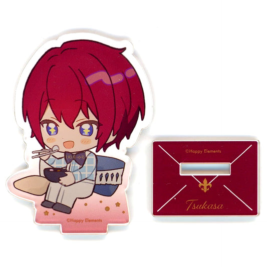 Tsukasa Suou Ensemble Stars!! ENSEMBLE HOLIDAY!! x animatecafe Newly Drawn Visual Acrylic Stand Collection Group D [USED]