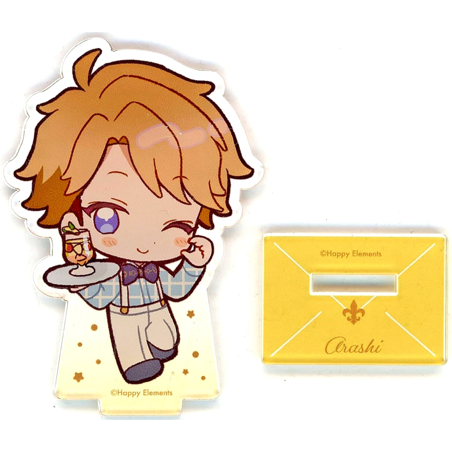 Arashi Narukami Ensemble Stars!! ENSEMBLE HOLIDAY!! x animatecafe Newly Drawn Visual Acrylic Stand Collection Group D [USED]