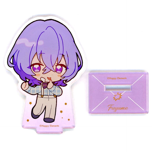 Fuyume Hanamura Ensemble Stars!! ENSEMBLE HOLIDAY!! x animatecafe Newly Drawn Visual Acrylic Stand Collection Group E [USED]