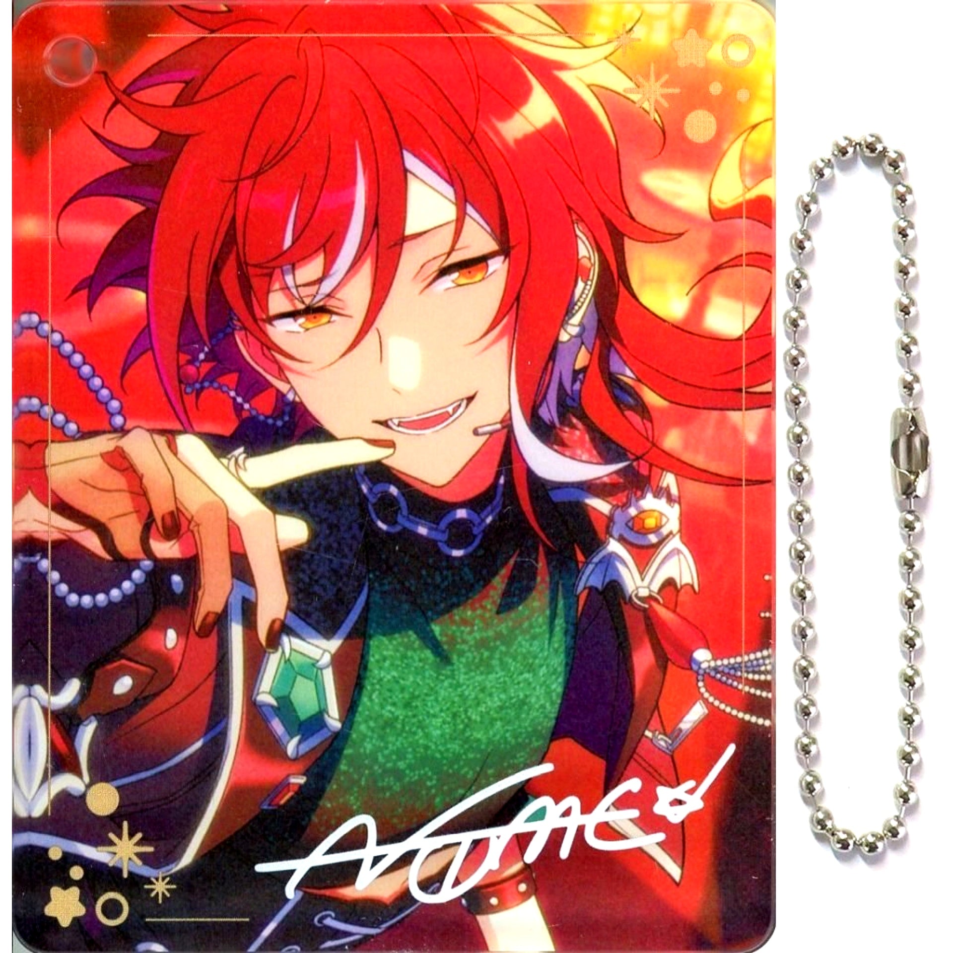 Natsume Sakasaki Ensemble Stars!! ENSEMBLE HOLIDAY!! x Animate Cafe CoLotta Vol.5 Trading Acrylic Plate Keychain Group A [USED]