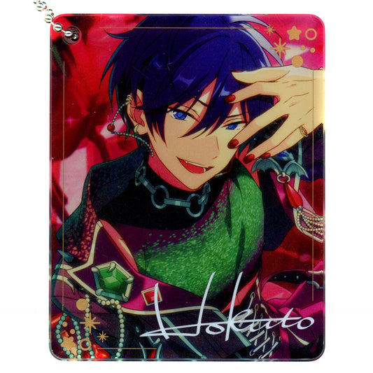 Hokuto Hidaka Ensemble Stars!! Ensemble Holiday!! x animate cafe CoLotta Vol. 5 Trading Acrylic Plate Keychain Group E [USED]
