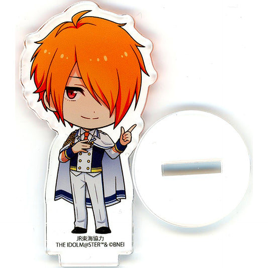 Kazuki Tsukumo Travel Medley with THE IDOLM@STER Series JR Tokai SideM Acrylic Petit Stand [USED]
