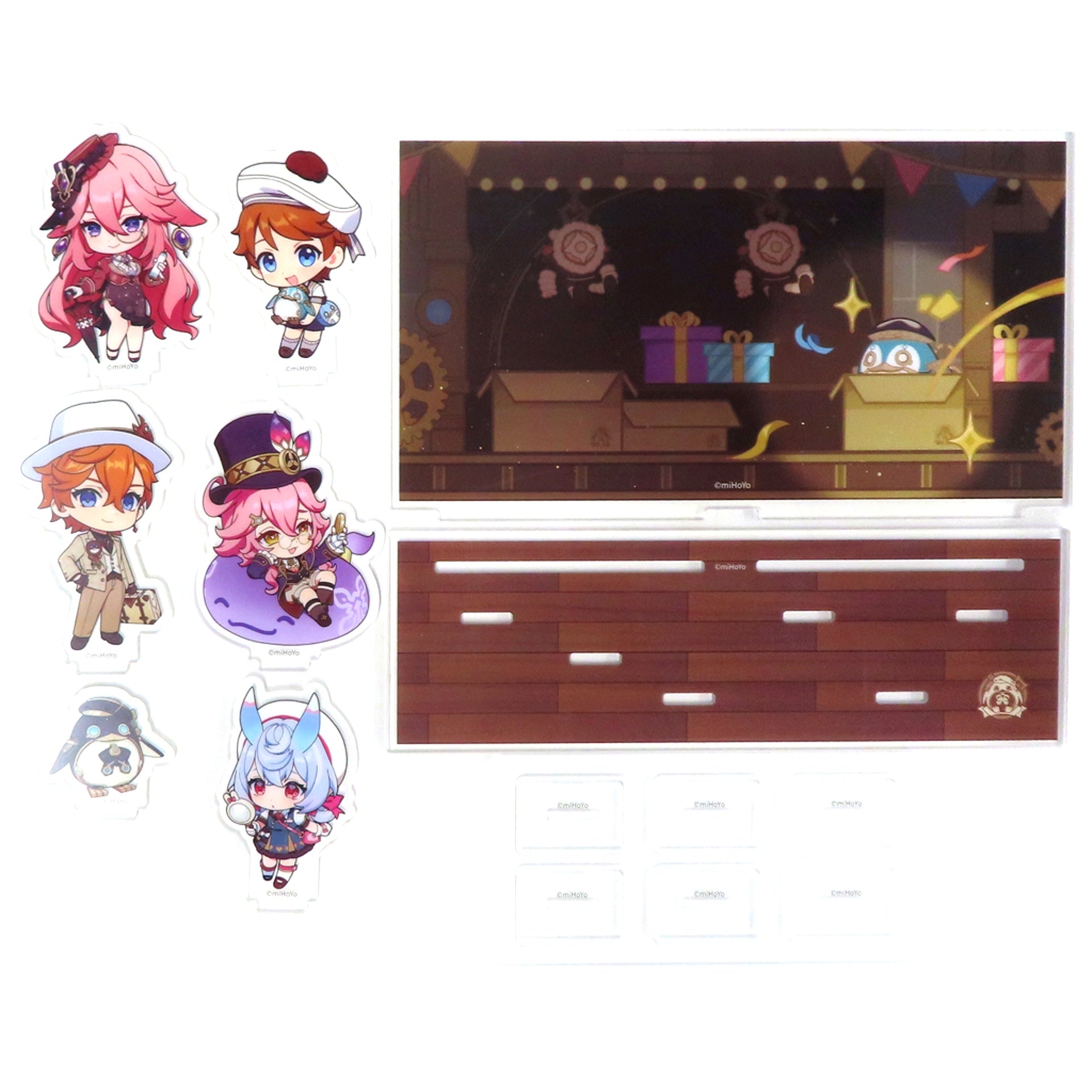 All Characters 2024 Carnival Gathering Series Chibi Character Assembly Acrylic Stand Genshin Impact Genshin Fes 2024 [USED]