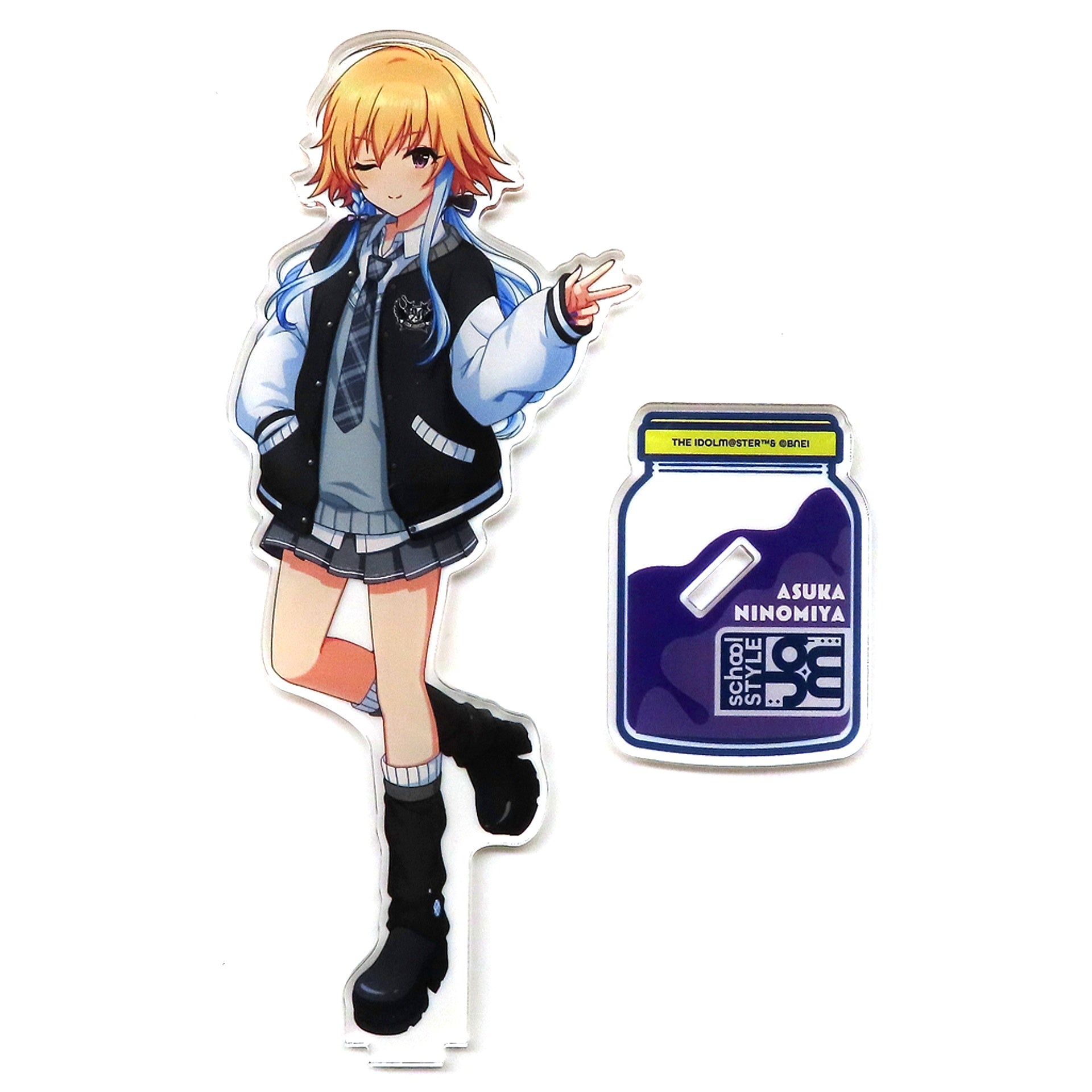 Asuka Ninomiya The Idolmaster Cinderella Girls AFTERSCHOOL STYLEJAM POP UP SHOP in SHIBUYA TSUTAYA Illustration Acrylic Stand [USED]