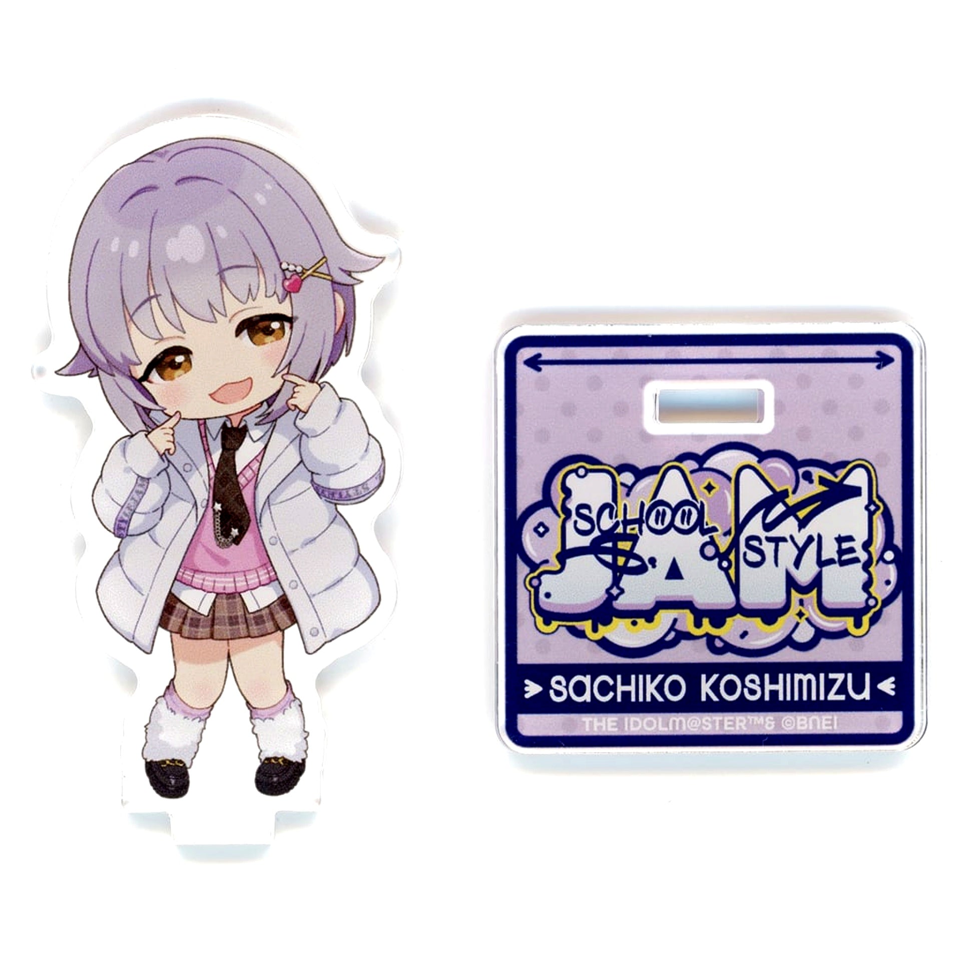 Sachiko Koshimizu The Idolmaster Cinderella Girls Trading Chibi Character Acrylic Stand Ver.1 Afterschool Stylejam [USED]
