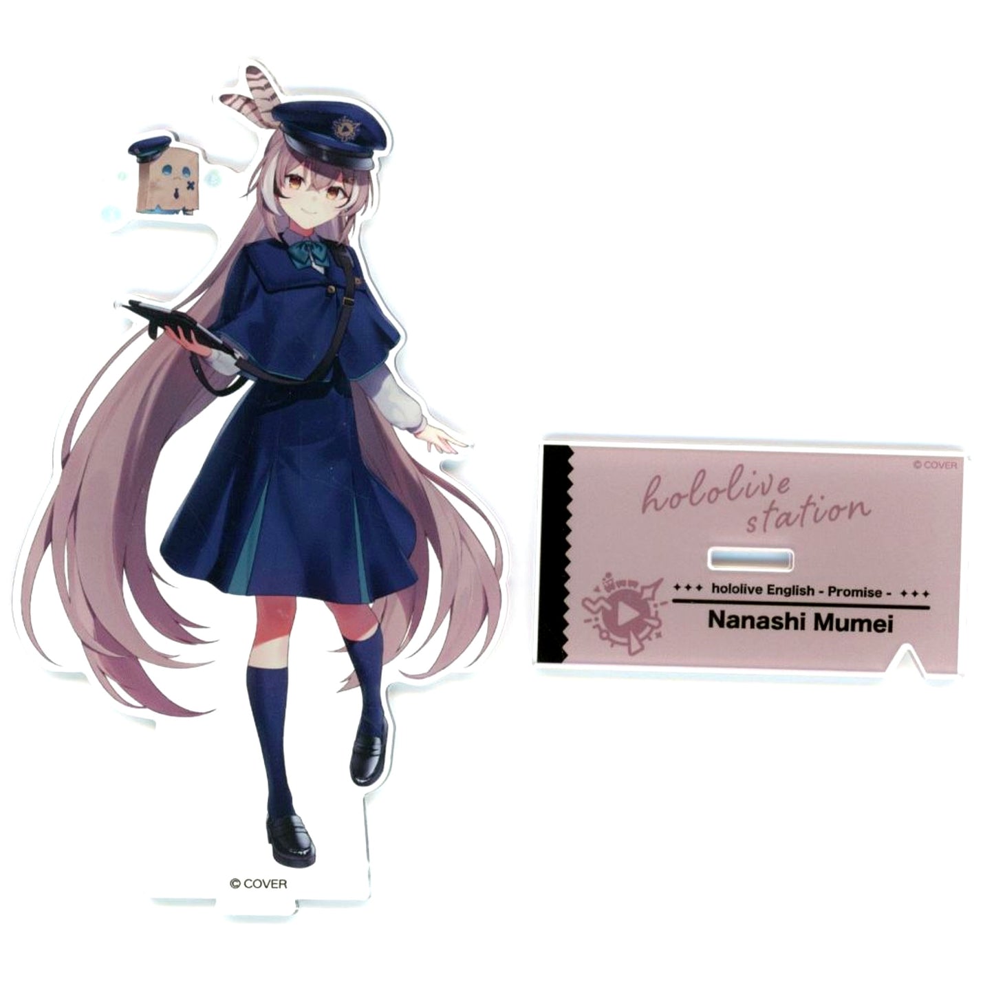 Nanashi Mumei Acrylic Stand hololive Station ver. Virtual YouTuber hololive hololive production official shop in Tokyo Station [USED]