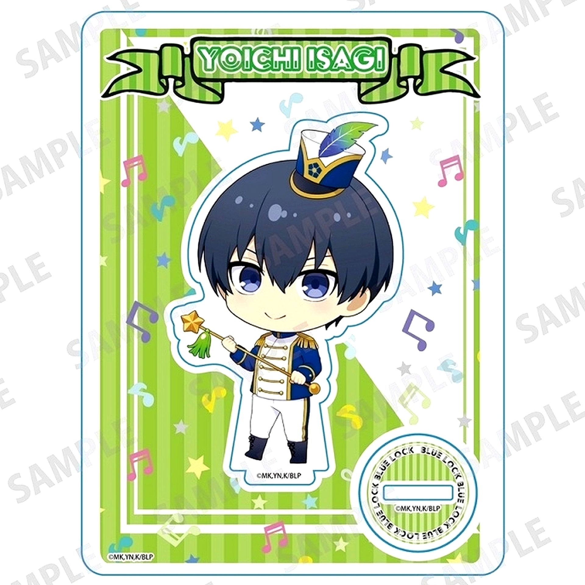 Yoichi Isagi Mini Character Acrylic Stand Marching Band Ver. Blue Lock [USED]