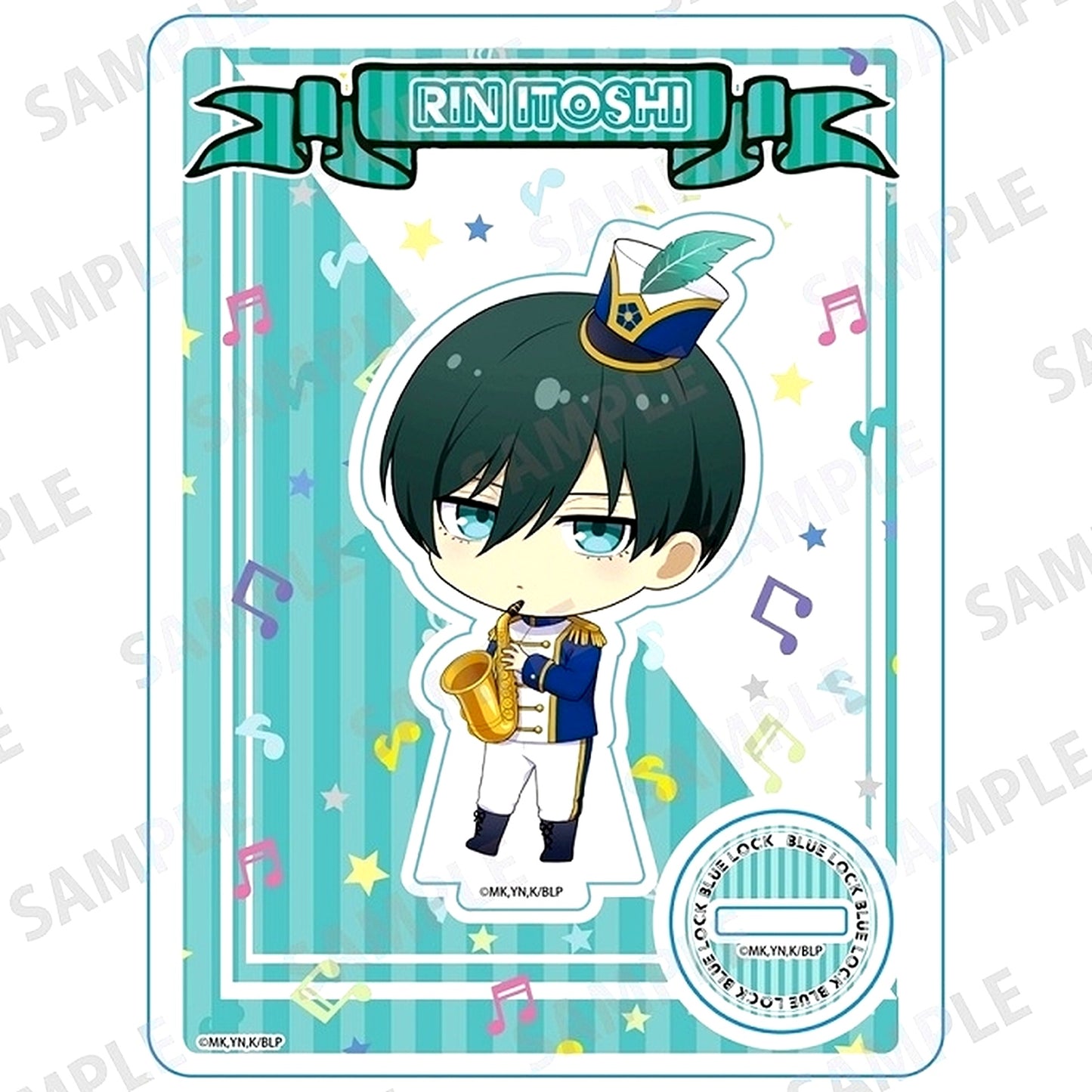 Rin Itoshi Mini Character Acrylic Stand Marching Band Ver. Blue Lock [USED]