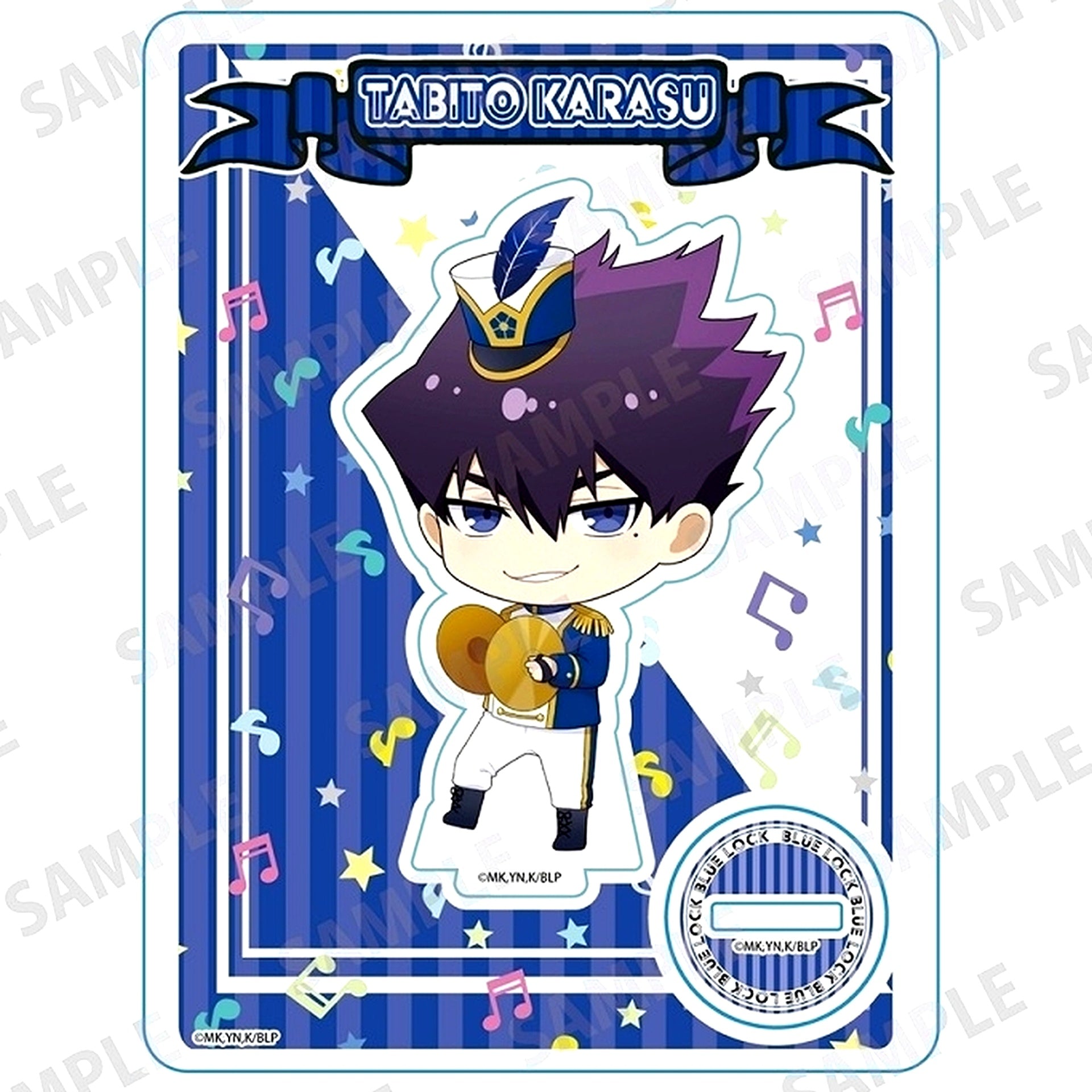 Tabito Karasu Mini Character Acrylic Stand Marching Band Ver. Blue Lock [USED]