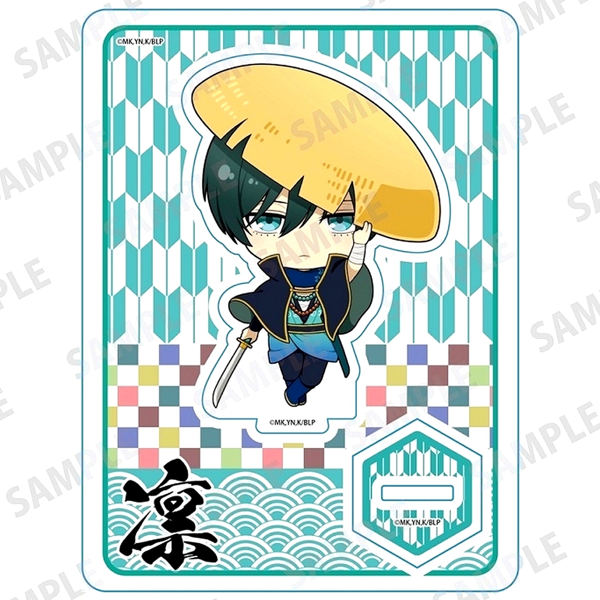 Rin Itoshi Mini Character Acrylic Stand Wanderer Ver. Blue Lock [USED]