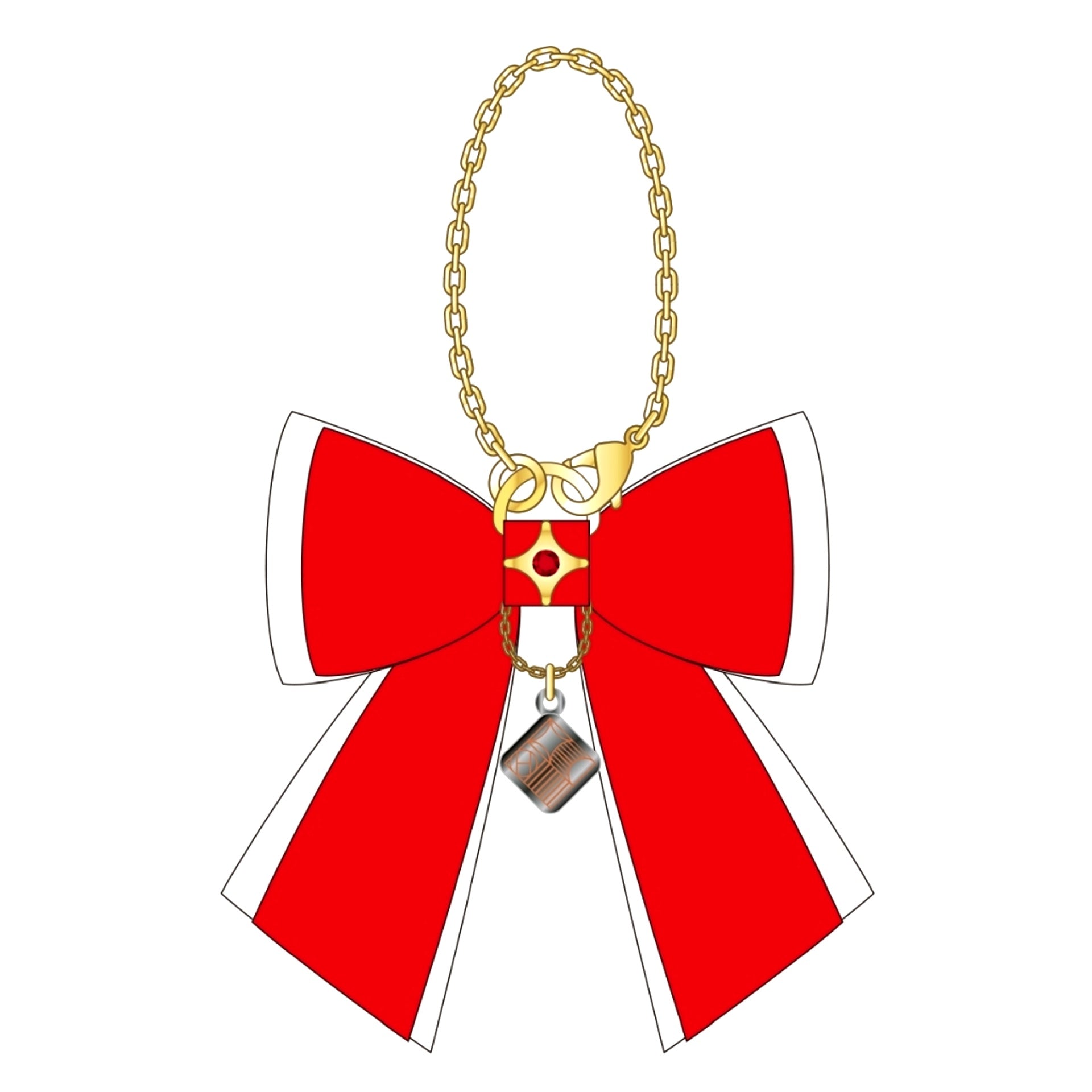 Saki Hanami Gakuen Idolmaster Ribbon Bag Charm [USED]