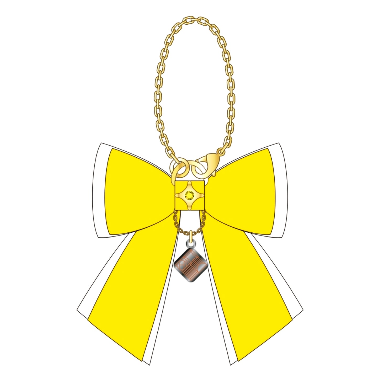 Kotone Fujita Ribbon Bag Charm Gakuen Idolmaster [USED]