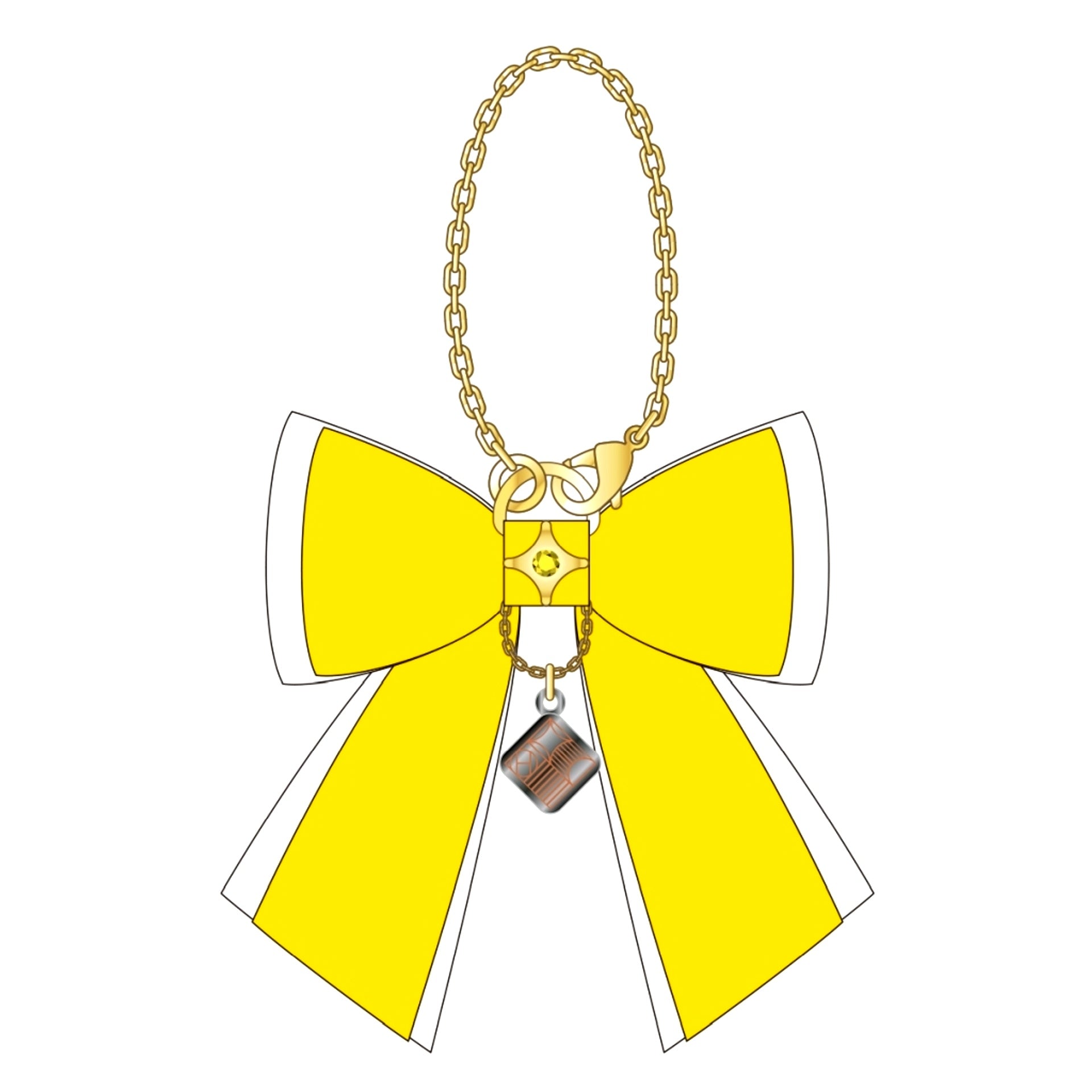 Kotone Fujita Ribbon Bag Charm Gakuen Idolmaster [USED]