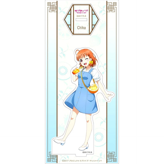 Chika Takami Acrylic Stand Asia Tour Fair ver. Love Live Sunshine [USED]