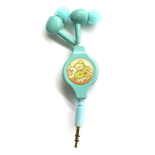 Group Retractable Earphones SMK-06BL BLUE Sumikko Gurashi [USED]