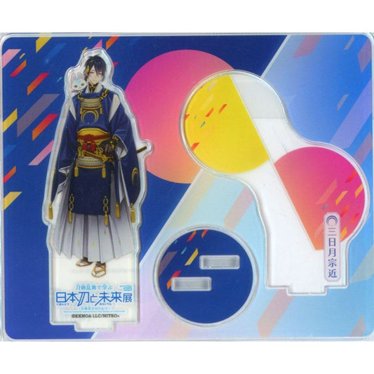 Mikazuki Munechika Touken Ranbu ONLINE Diorama Acrylic Stand Special Exhibition Learn with Touken Ranbu: Japanese Swords and the Future Exhibition: Secrets of the Touken Danshi [USED]