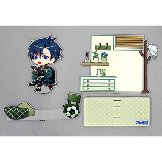 Yoichi Isagi Chibi Kyun Diorama Acrylic Stand Blue Lock x Under Ground Circus [USED]