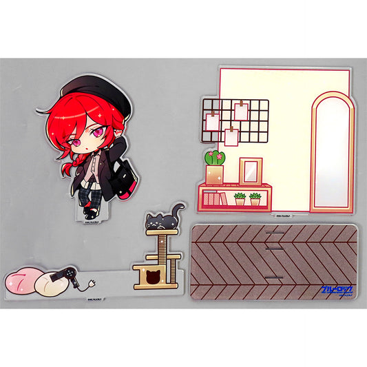 Hyoma Chigiri Chibi Kyun Diorama Acrylic Stand Blue Lock x UNDER GROUND CIRCUS [USED]