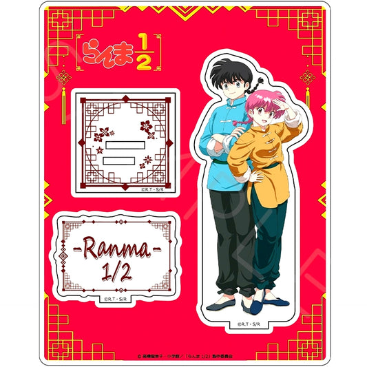 Ranma and Ranma H. Acrylic Stand Ranma 1/2 [USED]