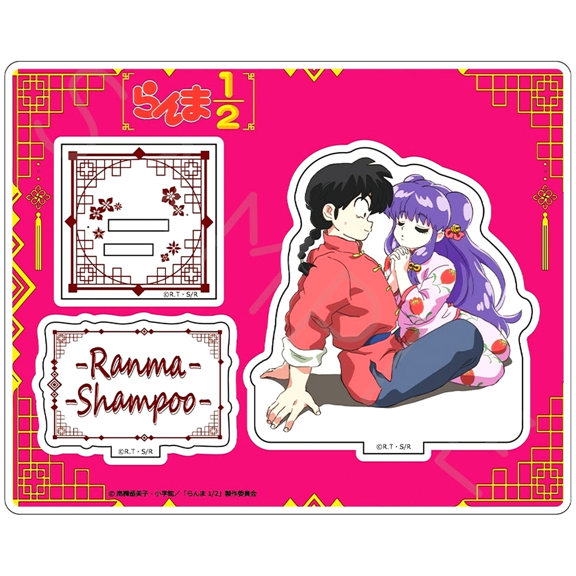 Ranma and Shampoo L. Acrylic Stand Ranma 1/2 [USED]