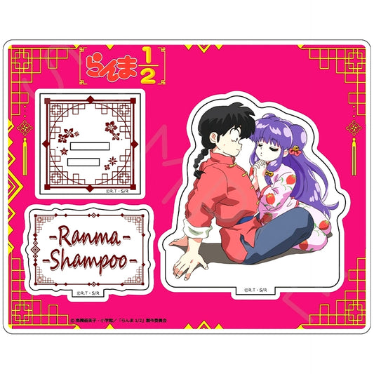 Ranma and Shampoo L. Acrylic Stand Ranma 1/2 [USED]
