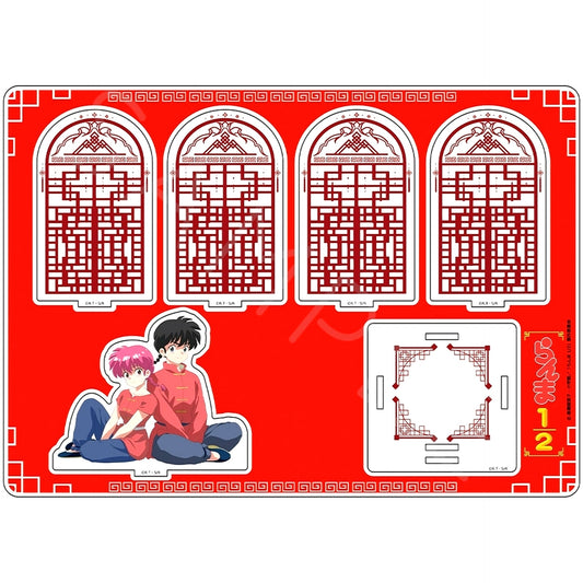 Ranma and Ranma A. Big Acrylic Stand Ranma 1/2 [USED]