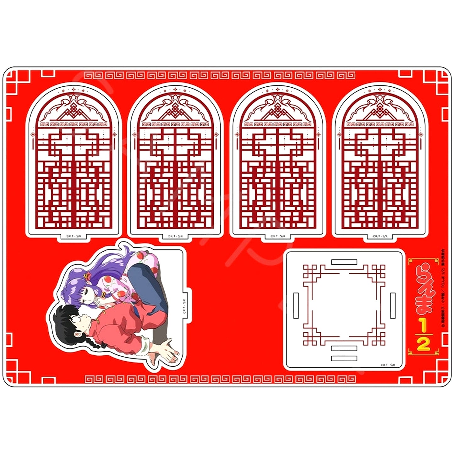 Ranma and Shampoo C. Big Acrylic Stand Ranma 1/2 [USED]