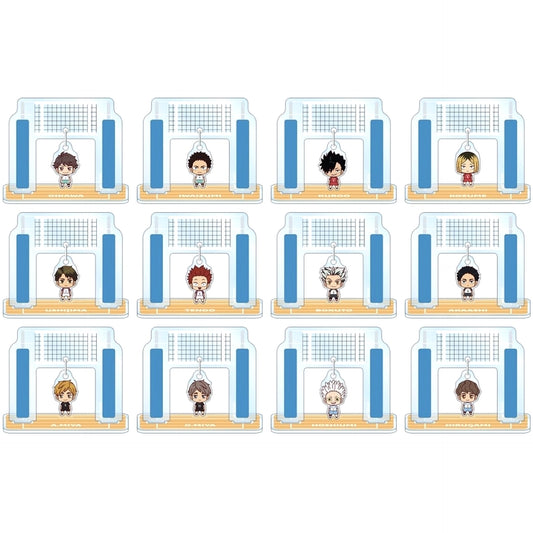 Haikyu!! Toru Oikawa & Others All 12 Types Set Trading Chokon-to! Yurayura Acrylic Stand Ver.B Acrylic Stands [USED]