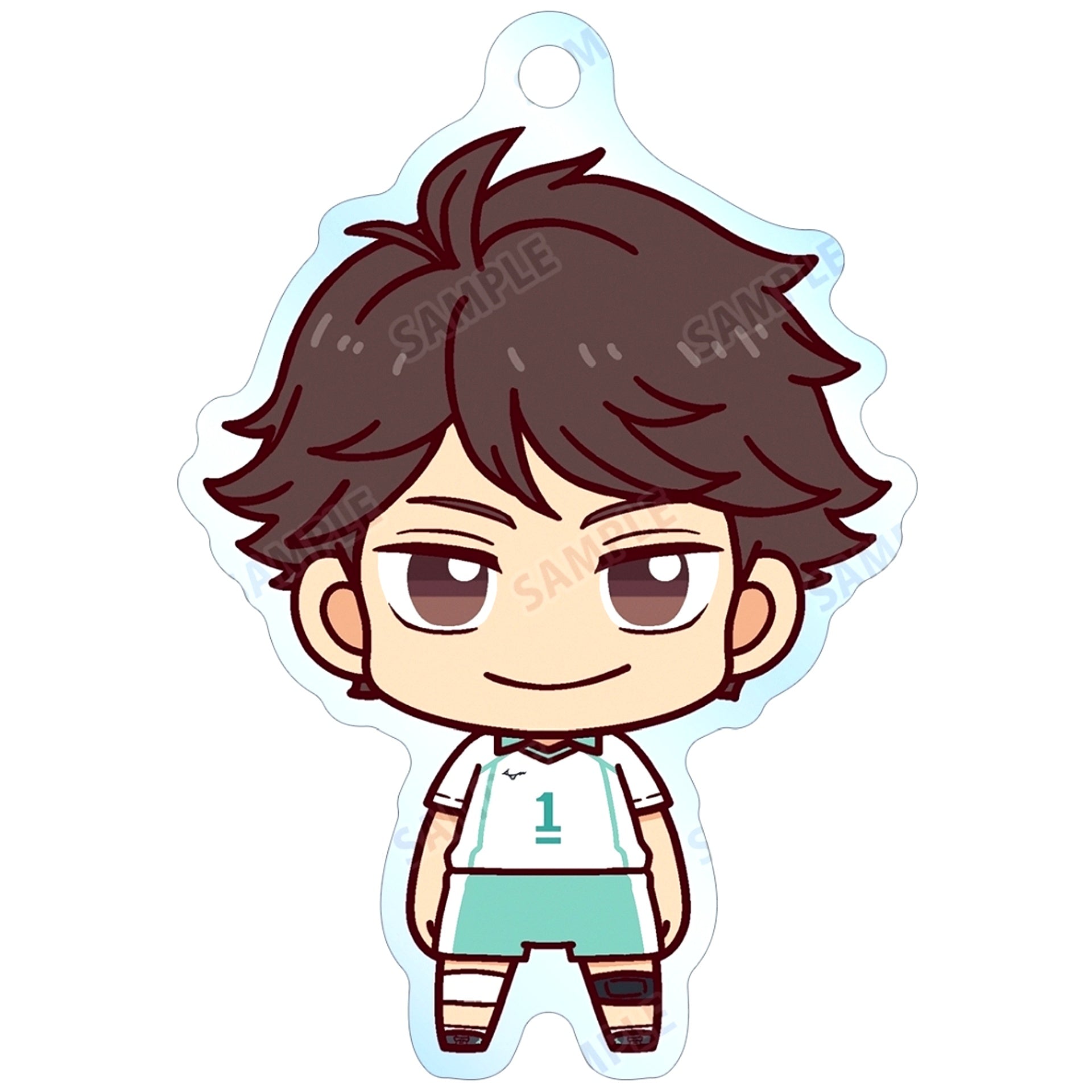 Oikawa Tooru Haikyu!! Trading Chokonto! Acrylic Keychain ver.B [USED]